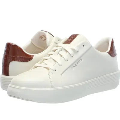 Cole Haan Women's  Grand Crosscourt Joy Ivory Low Top Platform Shoes Gal1590 In Multi