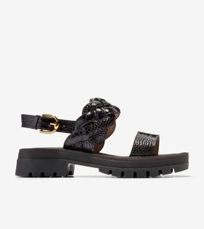 COLE HAAN COLE HAAN WOMEN'S CRESSIDA LUG SANDALS - BROWN SIZE 9.5