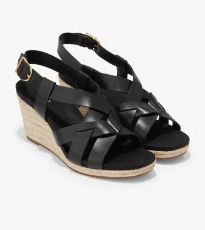 Cole Haan Women's Crystal Wedge Sandal In Black