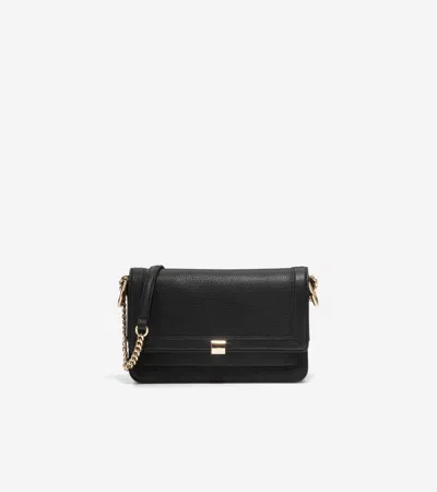 COLE HAAN COLE HAAN WOMEN'S DANIELLA CHAIN SHOULDER BAG - BLACK