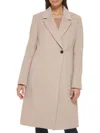 Cole Haan Women's Double Breasted Wool Blend Coat In Beige