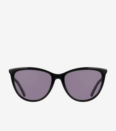 Cole Haan Women's Edgy Cateye Sunglasses - Black