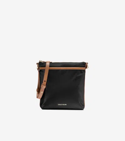 Cole Haan Women's Emily Nylon Crossbody - Black In Red