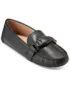 Cole Haan Women's Emmie Knot Driver Moccasins In Black Leather