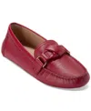 Cole Haan Women's Emmie Knot Driver Moccasins In Rio Red Leather