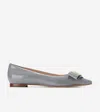 Cole Haan Felicia Bow Ballet Flat In Gray