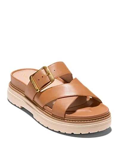 Cole Haan Fraya Slide Sandal In Caramel