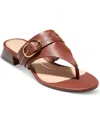 Cole Haan Women's Gayle Thong Flat Sandals In Cuoio