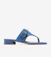 Cole Haan Gayle Flip Flop In Blue