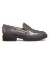 Cole Haan Women's Geneva Slip On Penny Loafer Flats In Pavement