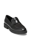 Cole Haan Women's Geneva Slip On Penny Loafer Flats In Black