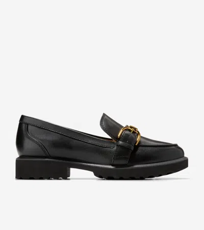 Cole Haan Women's Giana Buckle Loafers - Black Size 7