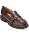 Cole Haan Giana Buckle Loafer In Dark Chocolate