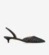 Cole Haan Gilda Pointed Toe Slingback Pump In Black