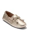 Cole Haan Gissella Driving Loafer In Gold