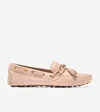 Cole Haan Women's Gissella Drivers - Beige Size 9 In White
