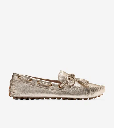 COLE HAAN COLE HAAN WOMEN'S GISSELLA DRIVERS - GOLD SIZE 8.5