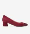 Shop Cole Haan Women's Go-to Block Heel Pumps 45mm - Red Size 6.5