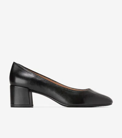 Cole Haan Women's Go-to Shayla Block Heel Pumps - Black Size 8