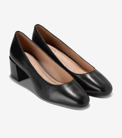 Cole Haan Women's Go-to Shayla Block Heel Pumps In Black