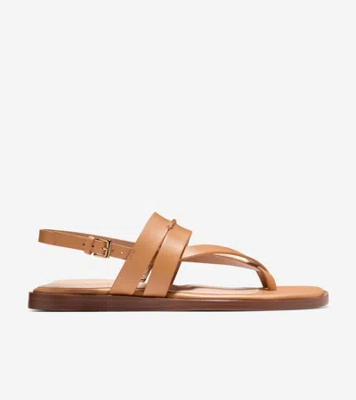 Cole Haan Go-to Estella Flat Thong In Brown