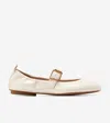 Cole Haan Graclyn Mary Jane Ballet Flat In White