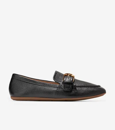 Cole Haan Women's Grand Ambition Alette Buckle Loafers - Black Size 9
