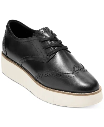 COLE HAAN WOMEN'S GRAND CITY PLATFORM OXFORD FLATS