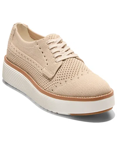 Cole Haan Women's Grand Citymotion Stitchlite Platform Oxfords Sneakers In Brown