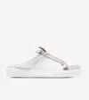 Cole Haan Women's Grand Crosscourt Coaster Mule Sneakers - White Size 7.5 In Animal Print