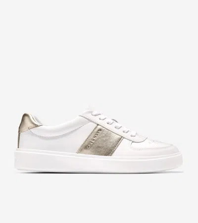 COLE HAAN COLE HAAN WOMEN'S GRAND CROSSCOURT DELLA SNEAKERS - GOLD SIZE 9