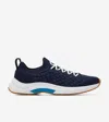 Cole Haan Women's Grand Crosscourt Elda Knit Running Shoes - Blue Size 7.5 In Blue