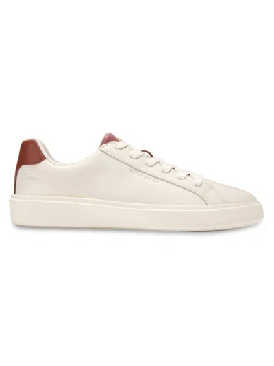 Cole Haan Women's Grand Crosscourt Leather Low Top Sneakers In Ivory