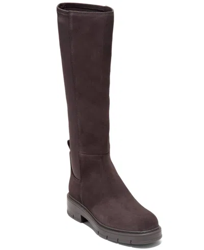 Cole Haan Women's Grand Flex Fenella Round Toe Tall Boots In Burgundy