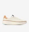 Cole Haan Women's Grand Pro Top Spin Sneaker In Ivory/biscuit In Multi