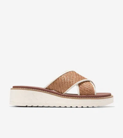 Cole Haan Women's Grandprø Daylin Slides - Brown Size 9