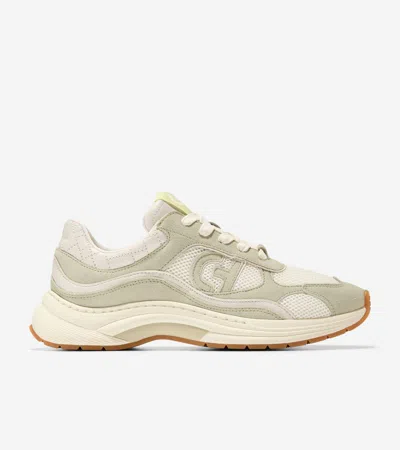 Cole Haan Women's Grandprø Eleeana Running Sneakers - Green Size 8 In White