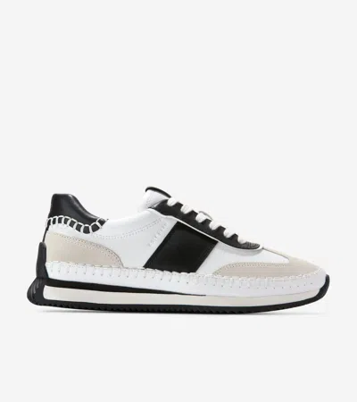 Cole Haan Women's Grandprø Premier Sneakers - White Size 7.5 In White/black