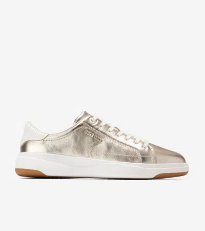 Cole Haan Women's Grandprø Tennis 2.0 Sneakers - Gold Size 9 In Neutral