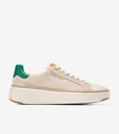 Cole Haan Women's Grandprø Topspin Sneaker In Natural-ivory-green