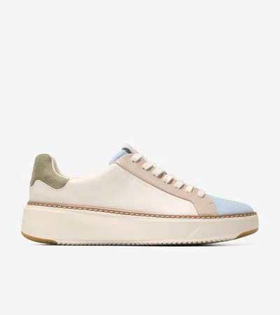 Cole Haan Women's Grandprø Topspin Sneakers - Beige Size 8.5 In Gold