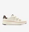 Cole Haan Women's Grandprø Topspin Triple Strap Sneakers - Beige Size 7.5 In Beige/khaki