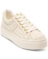 Cole Haan Grandpro Max Platform Sneaker In Ivory Textured Canvas,ivory