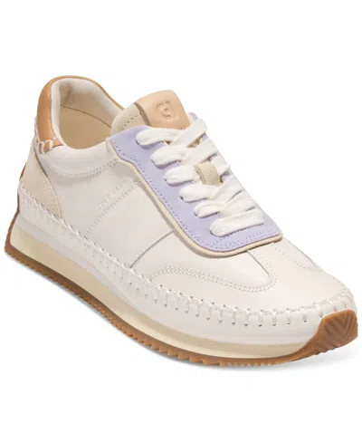 Cole Haan Women's Grandpro Premier Runner Sneakers In Ivory,thistle,biscuit,vanilla Custard