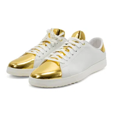 Cole Haan Women's Grandpro Tennis Walking Shoe In Optic White