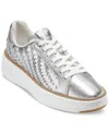 Cole Haan Women's Grandpro Topspin Sneakers In Silver Gen Weave