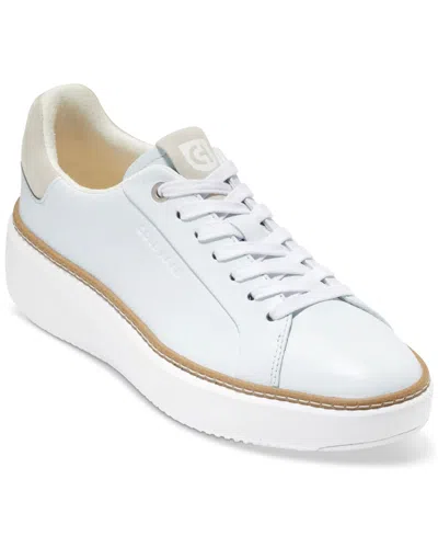 Cole Haan Grandprø Topspin Sneakers In White-dove