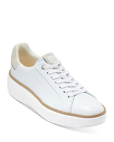 Cole Haan Grandprø Topspin Sneakers In White-dove