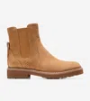 Cole Haan Greenwich Chelsea Booties In Golden Toffee