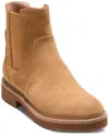 Cole Haan Greenwich Chelsea Booties In Golden Toffee Suede